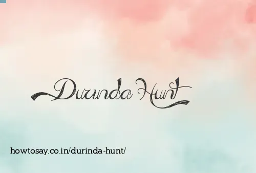 Durinda Hunt