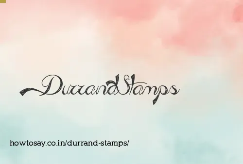 Durrand Stamps