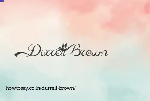 Durrell Brown