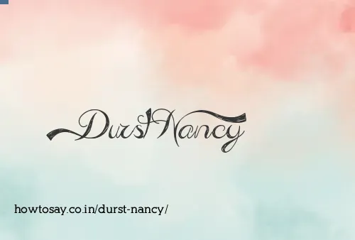 Durst Nancy