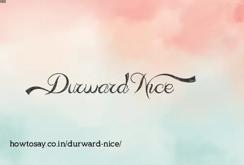 Durward Nice