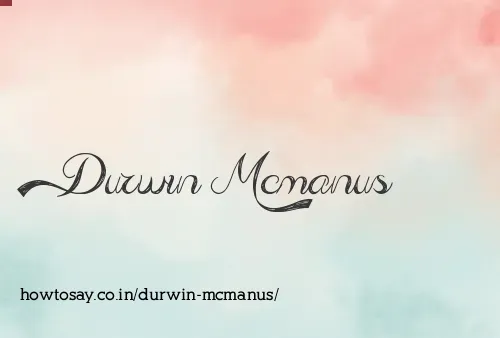 Durwin Mcmanus