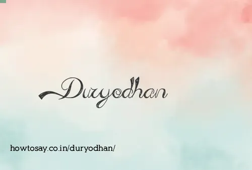 Duryodhan