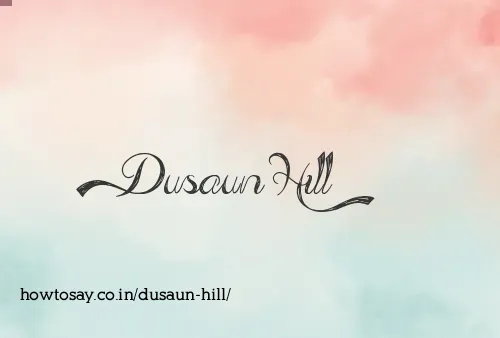 Dusaun Hill