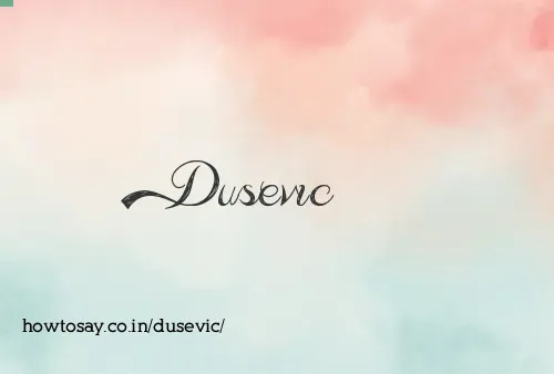 Dusevic