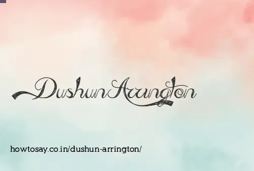 Dushun Arrington