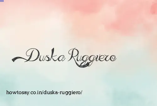 Duska Ruggiero