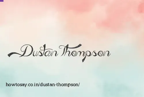 Dustan Thompson