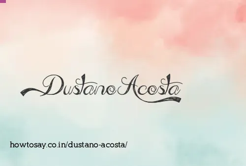 Dustano Acosta
