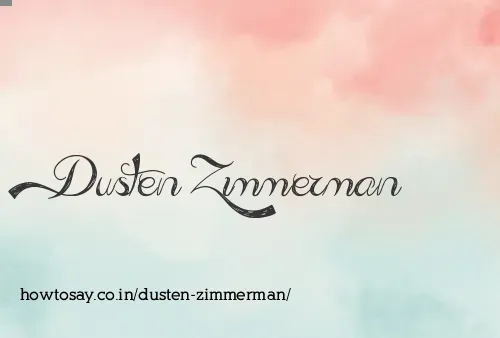 Dusten Zimmerman