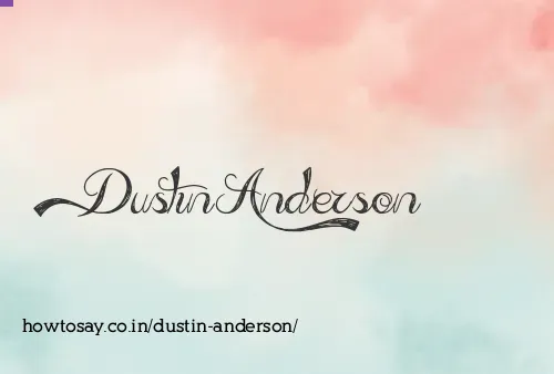 Dustin Anderson