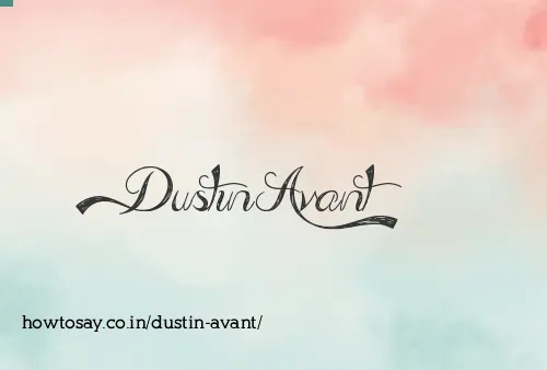 Dustin Avant