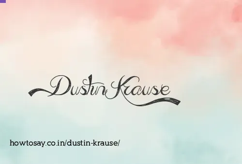 Dustin Krause