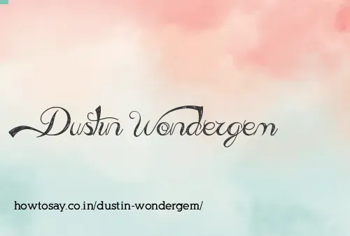 Dustin Wondergem