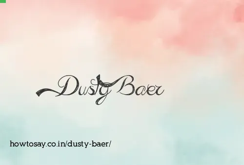 Dusty Baer