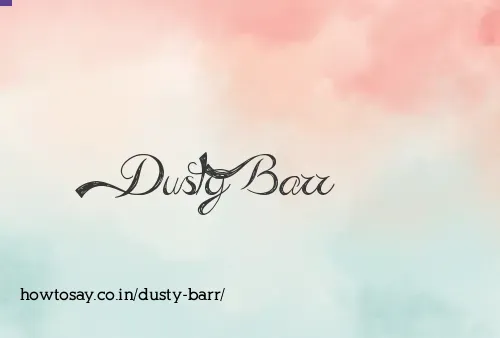 Dusty Barr