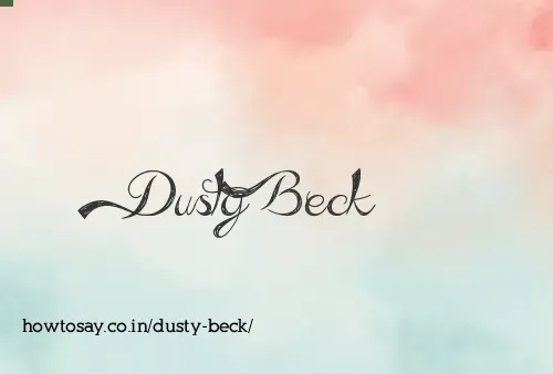 Dusty Beck
