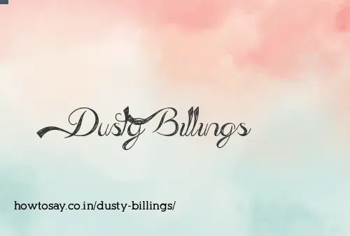 Dusty Billings
