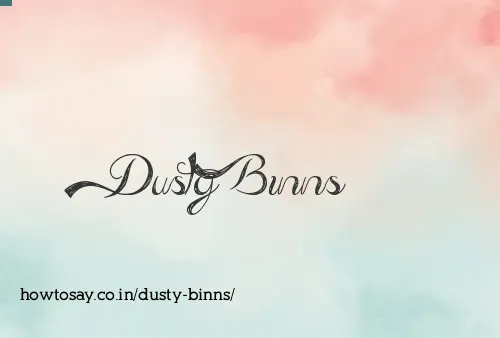 Dusty Binns