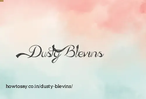 Dusty Blevins
