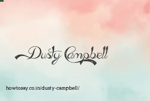 Dusty Campbell