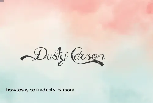 Dusty Carson