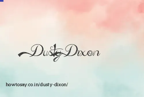Dusty Dixon