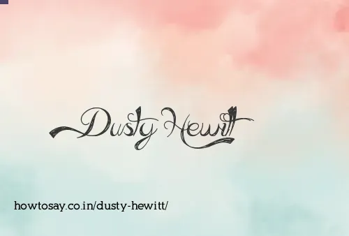 Dusty Hewitt
