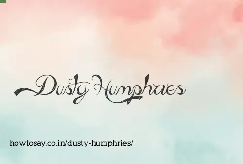 Dusty Humphries