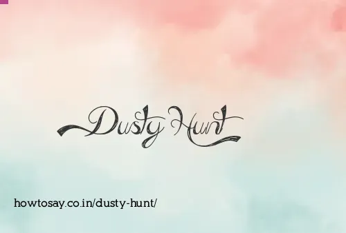 Dusty Hunt