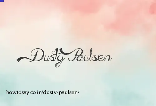 Dusty Paulsen