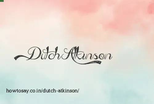 Dutch Atkinson