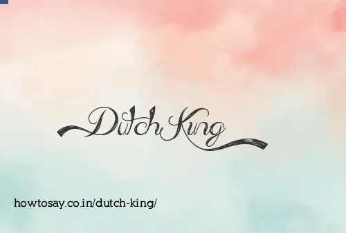 Dutch King
