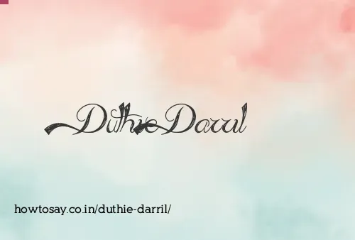 Duthie Darril