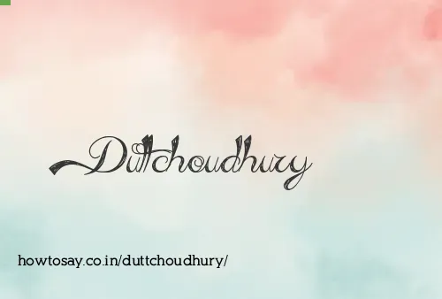 Duttchoudhury