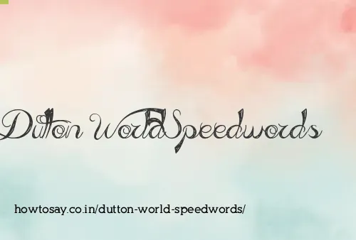 Dutton World Speedwords
