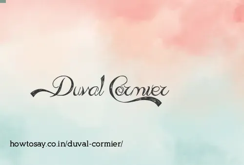 Duval Cormier