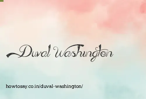 Duval Washington