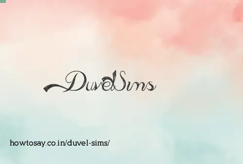 Duvel Sims