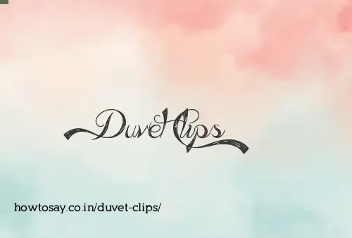 Duvet Clips