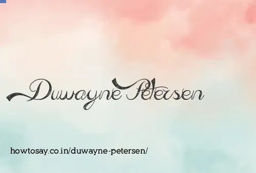 Duwayne Petersen