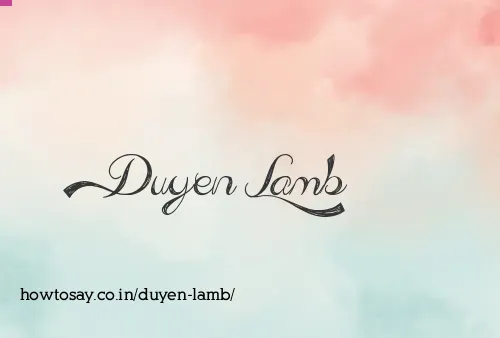 Duyen Lamb
