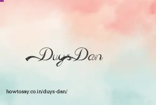 Duys Dan