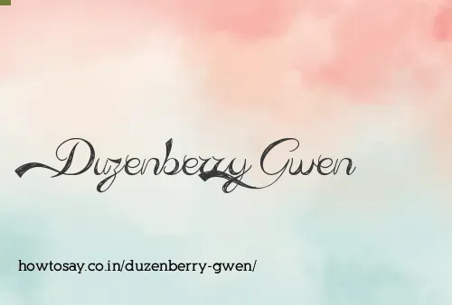 Duzenberry Gwen
