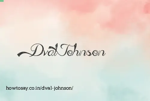 Dval Johnson