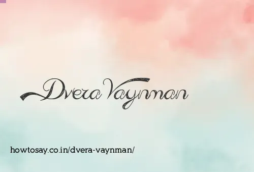 Dvera Vaynman