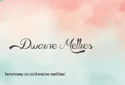 Dwaine Mellies