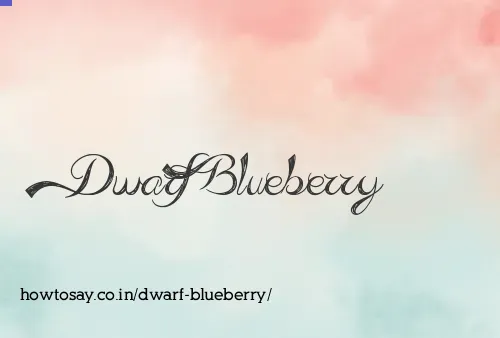 Dwarf Blueberry