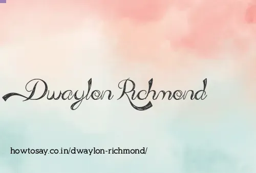 Dwaylon Richmond