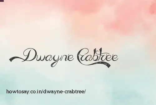 Dwayne Crabtree